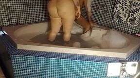 The hottie kept teasing.