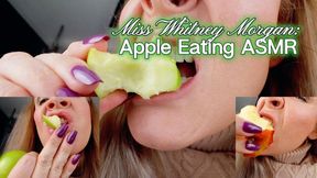 Miss Whitney Morgan: Apple Eating ASMR - mp4
