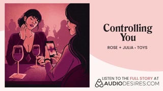 Edged by my girlfriend in a restaurant with a remote toy [AUDIO PORN]