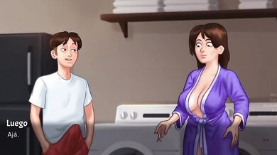 Hentai MILF Step Mom Russian Cartoon Big Tits Big Ass Cum Inside Animated Porn Game