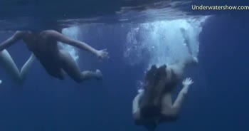 Underwater Sirens in Paradise: Russian Beach Babes in Tenerife