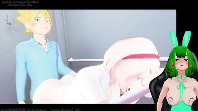 Boruto fucks Sakura raw in the hospital while she nurses him