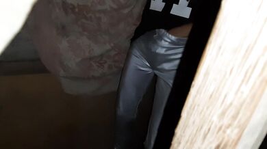 I caught my neighbor masturbating, but she saw and fucked me - Lesbian_illusion