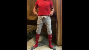 Another Hot and Horny Edging Session From Dilfjockdad87 in the Sauna