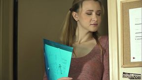 Old and young babes engage in hardcore office sex