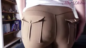 My Step Sister and Her Tight Leggings, Her Tight Thong and Her Tight Pussy!
