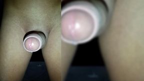 Throbbing Cumming Cock Slow Motion
