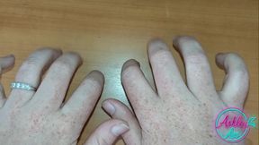 Ashley Ace Fingernail Tapping