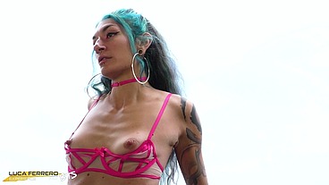 BTS of the scene: First scene ever! Edonè meets Ferrero in a Naturist campsite. 100% Anal, Ass to mouth, Rough Sex, Squirt, Monster Gape, Cum in the Ass!