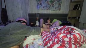 Sexy wife loves to cheat her hubby with big dick and he loves s to watch it