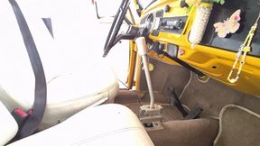 Warming up the engine in the morning