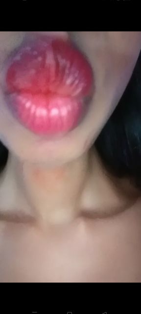 Hot Sexy Lip Closeup
