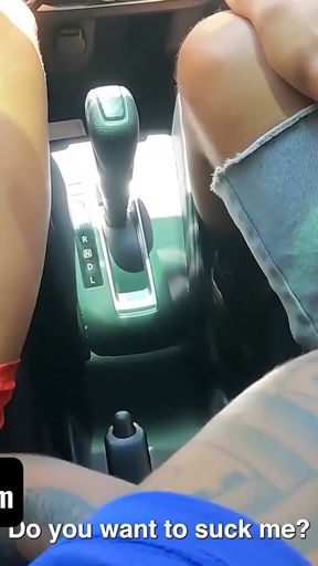 Latin Leche - Hot Colombian Hitchhiker Cain Gomez Sucks Stranger's Cock In His Car   Clip 1