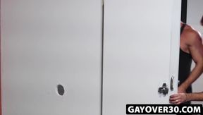 GayOver30.com - Alexander Garrett's glory hole fantasy