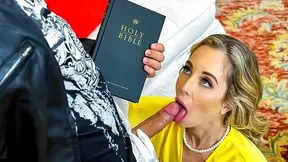 Proper religious wife reveals her slutty side when bad boy tempts her into cheating