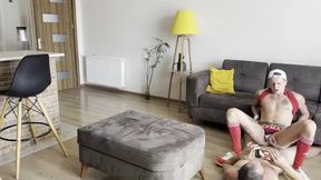 Daddy Films Teen Getting Hardcore Anal on Knees