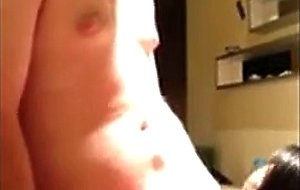 Asian Tranny Swallows White Thug Cum