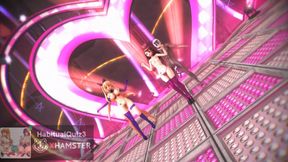 mmd r18  Kizuna AI &amp; Mirai Akari sex dance public ahegao ntr milf cheating 3d hentai