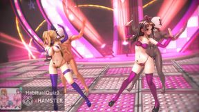 mmd r18  Kizuna AI &amp; Mirai Akari sex dance public ahegao ntr milf cheating 3d hentai