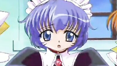 Hot anime maids get their big tits and wet pussies licked while riding & fucking in hot cumshots