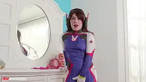 Gamer Girl D Va Spreads Her Big Juicy Ass Wide (haley)