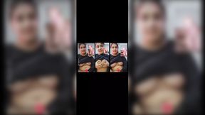 Stepsister Video Call sex chat &mdash;  Beautiful big tits showing her Stepbrother viral xxx video