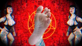 My satanic feet - JOI, WORSHIP