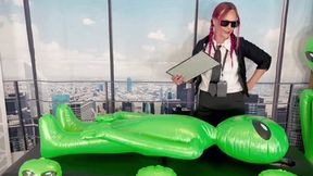 Agent J final ALIEN FOOTJOB exam for MEN IN BLACK - JENNY JETT - HIDEF MOV