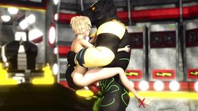 Sci-fi Pyramid. Anubis Fucks Hard a Sexy Woman