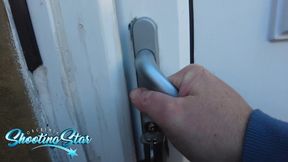 cheating wife 💫 gets sticky creampie from young personal trainer - hub comes home to clean-up