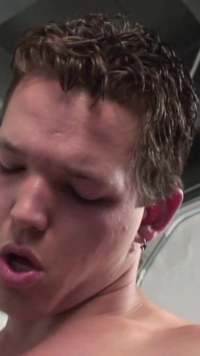 Thrilling moment from "Straight Dude Comes To Gay Porn Shoot"