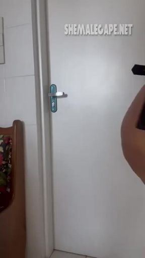 The Beautiful Shemale Mistress Dominates and Fuck Your SLave