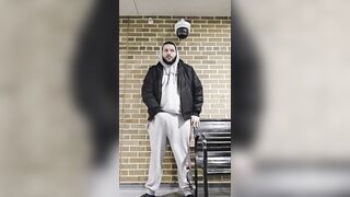 Freezing cold outside but i was so naughty and needed to jism