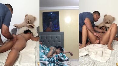 My lover's girlfriend gets fucked in the hotel window
