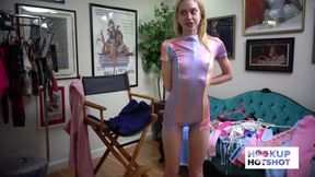 BTS - Chloe Cherry Shows Off Her Pussy And Perky Tits Backstage!