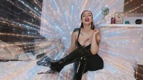 Supreme Boots Ballbusting POV