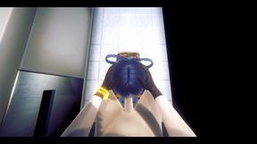 Genshin Impact Hentai - Xialing Blowjob in Japanese Toilet Uncensored - Japanese Asian Manga Anime Film Game Porn