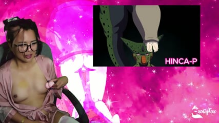 FILL ME UP LIKE HOW HE DID ANDROID 18 - Reacting To Hinca P's Perfect Cell ExotiqFox Solo Gooner Girl Masturbation
