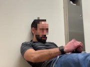 Laying on the floor and self pissing in slow motion