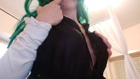 wearing stockings excites me, and so i fuck my anus and ... i drive you crazy, don t you believe it? look!