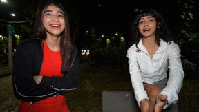 Public Pickup - We Met Her In A Park And Made Her Join A Threesome