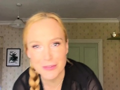 Lovely Blonde With Tight Pussy Masturbate Solo