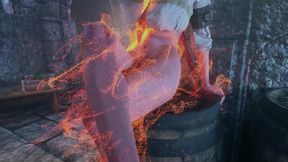 The Witcher Succubus Stretches Ciri's Gaping Holes Raw Futa Fucks Her Hard