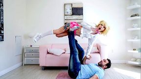 Tiny Stepsister Doing Everything to Get to Her Big Stepbrother&rsquo_s Huge Cock