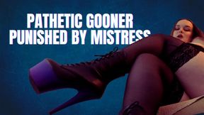 Pathetic Gooner Punished By Mistress - Darcy James - Disgruntled Goddess Makes You Goon While She Punishes You With Hot Wax, Rubber Band Play, Spanking & Urethral Sound - Edging, CEI, POV, Domme, Humiliation, Sub Slut, Cum Countdown