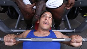 Vicious gym-based anal with Leo Silva and Aaron Trainer