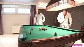 Naughty MILF in threesome anal fucking