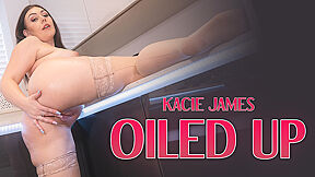 Oiled Up With Kacie James