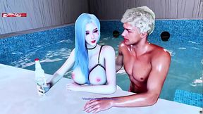 Goddess Mesh Queen in Motion - 3D Animation Hentai