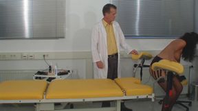 Anal workout in the doctors office